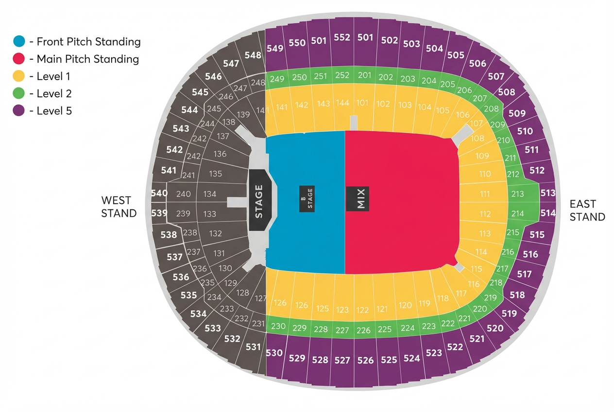 Bruno Mars - The Romantic Tour - London Wembley Stadium 2026